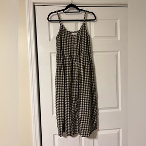 Mid Sand Gingham Sarah